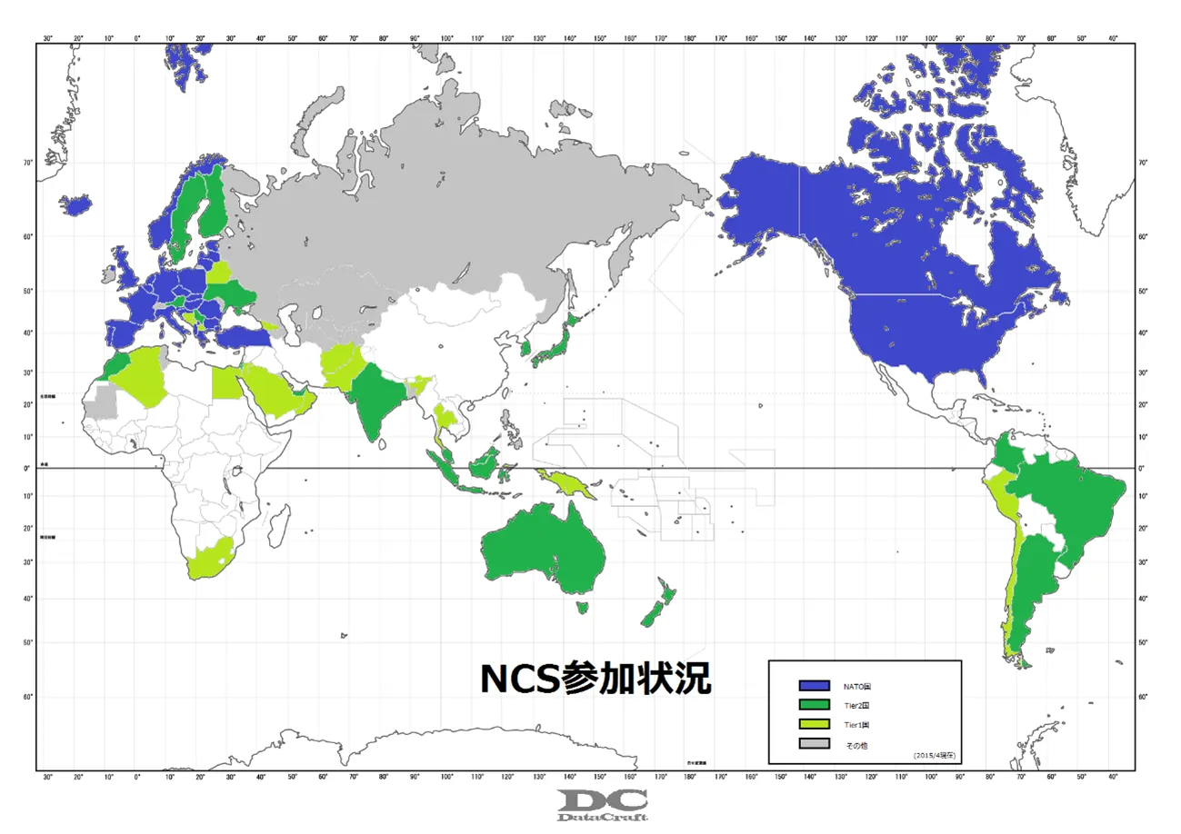 図- 世界各国のNCS参加状況の画像